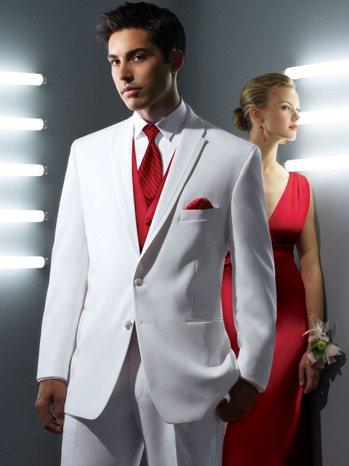 white tuxedo prom