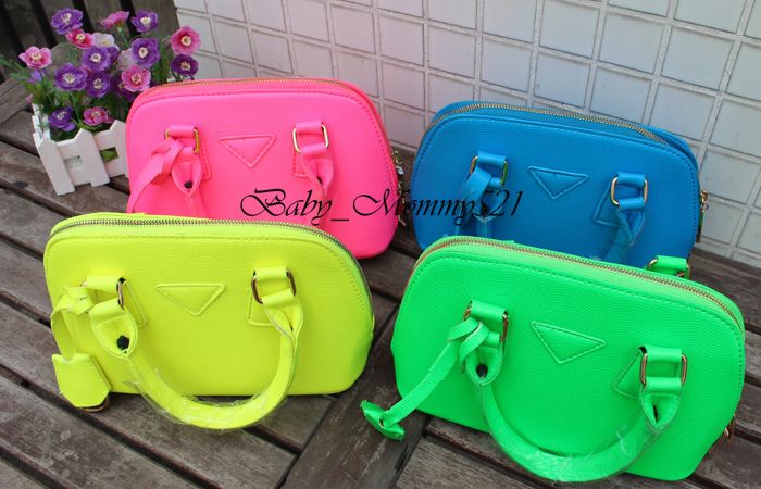 neon sling bag