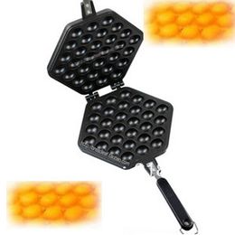 Home Use Commercial Use Stovetop Hongkong Eggettes Egg Waffle Pan Bubble Waffle Mould Iron Plate Oven