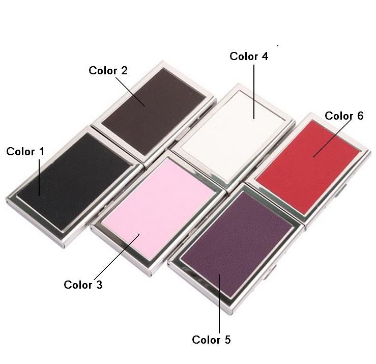 Business ID Credit Card Wallet Holder Leather Stainless Steel Metal Case Box Sell Cool Card Holders C0895238A