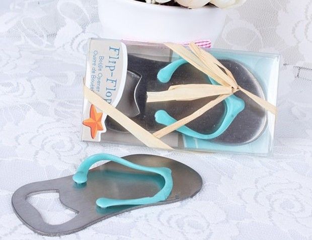 lot 039Pop the Top039 Flip Flop Abridor de garrafas Favores de casamento Gift8117898