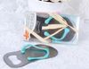 Gratis frakt 100PCS / Lot "Pop the Top" Flip Flop Bottle Opener Wedding Favors Gift