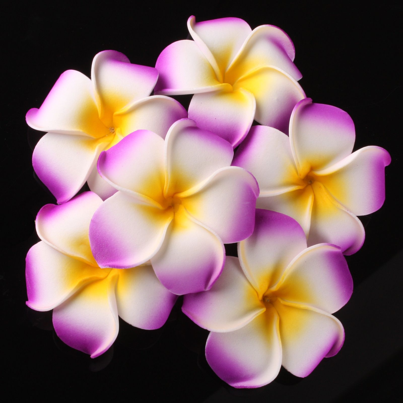 Wholesale Plumeria Flowers Latex Frangipani Wedding Bouquet Birthday