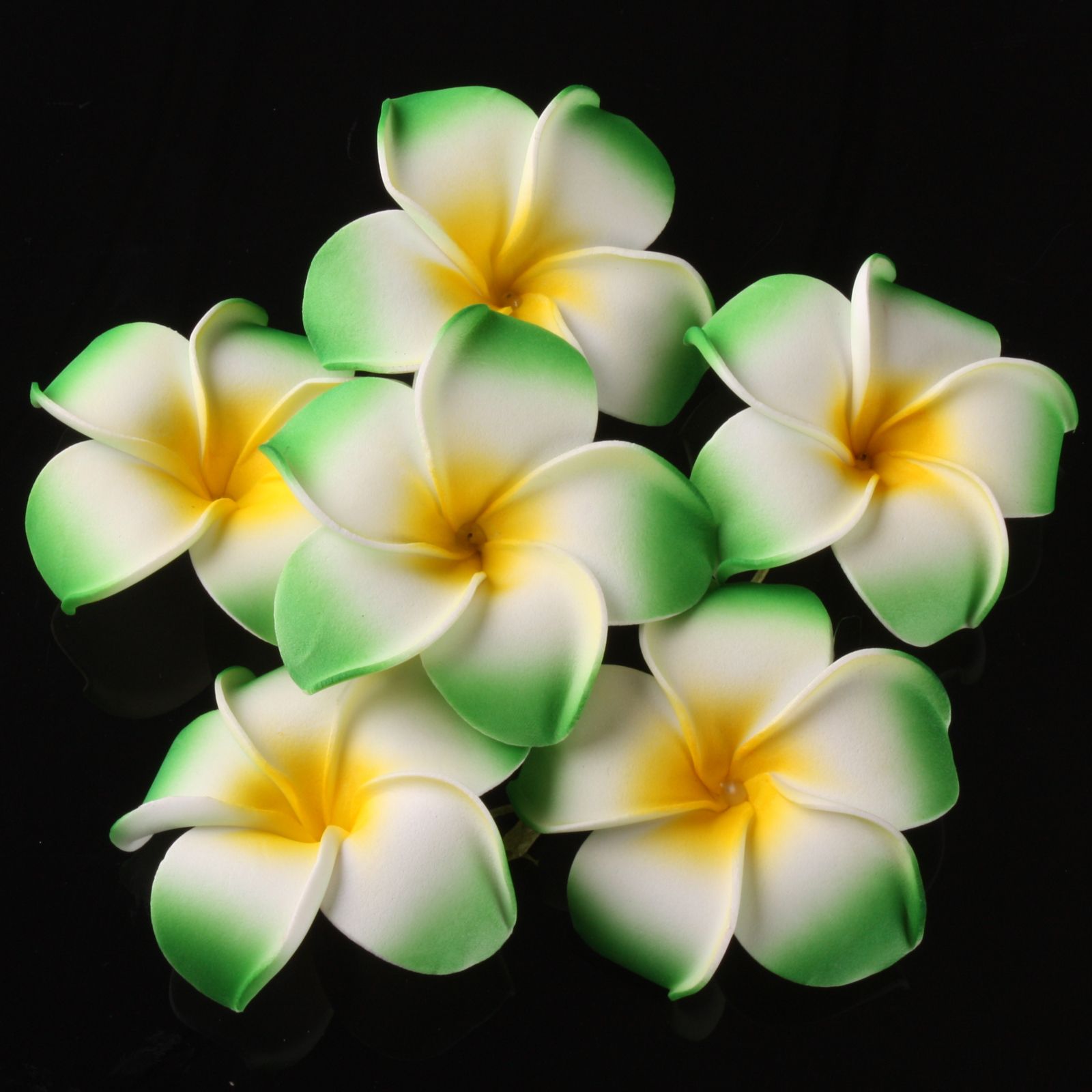 Wholesale Plumeria Flowers Latex Frangipani Wedding Bouquet Birthday
