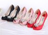 pink bridesmaids shoes