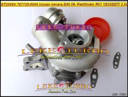 GT2056V 767720-0004 767720 767720-5004S 14411-EB70B 769708 14411-EB70A Turbo For NISSAN D40 Navara Pathfinder R51 YD25 YD25DDTi 2.5L 171HP