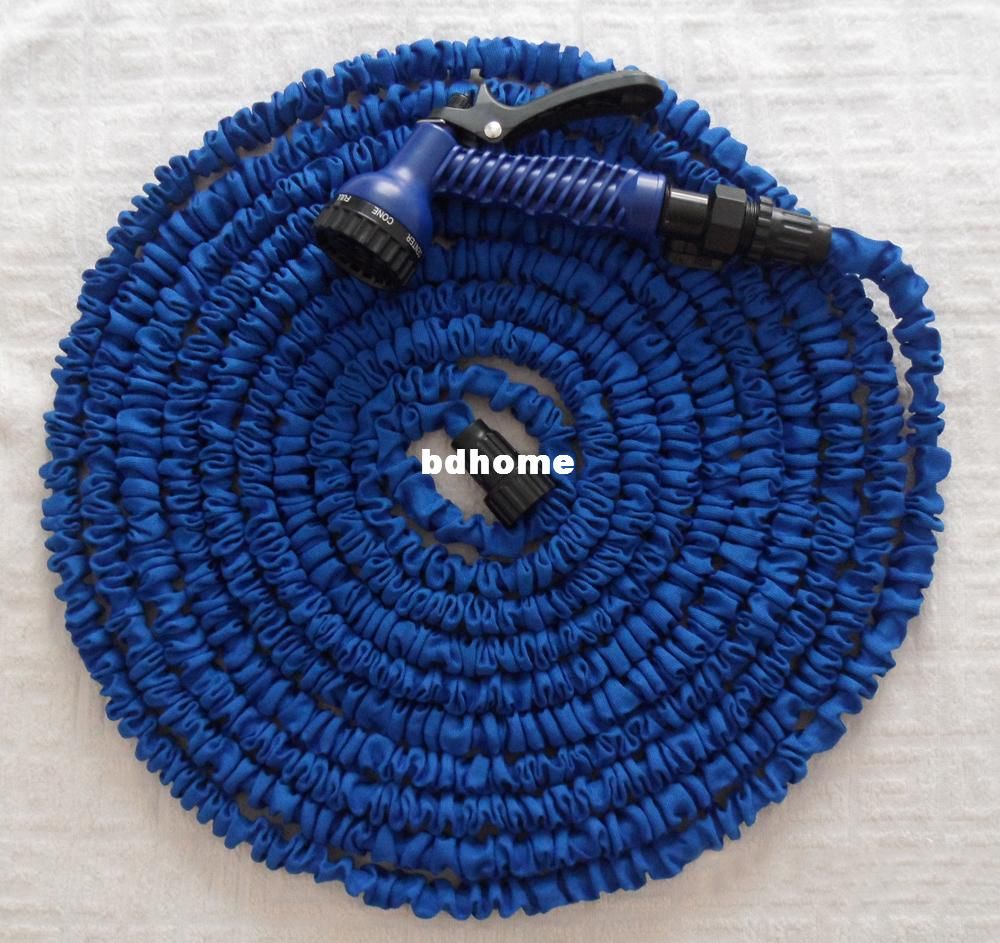 

75ft Garden hose with Spray Nozzle expandable blue water hose Free Shipping, Others