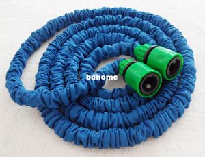 25ft X Garden Water Expandable Hose Green Fast Connector Expanding Watering Equipments