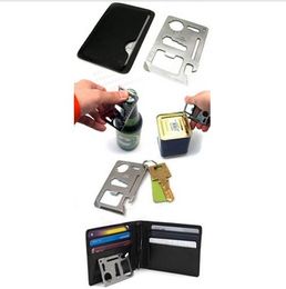 11 in 1 Multi Tool Card Emergency Survival pocket Knife card Camping tool