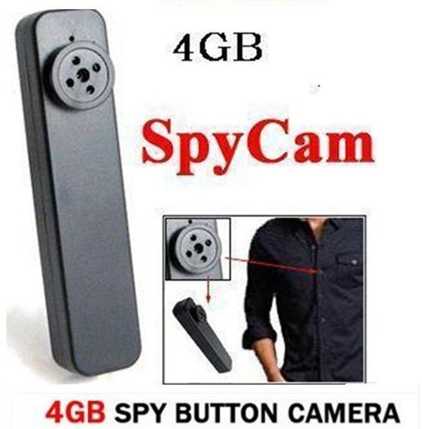 Tiny Hidden Spy Button Camera DVR HD 640P AVI Audio Mic 30 FPS Secret