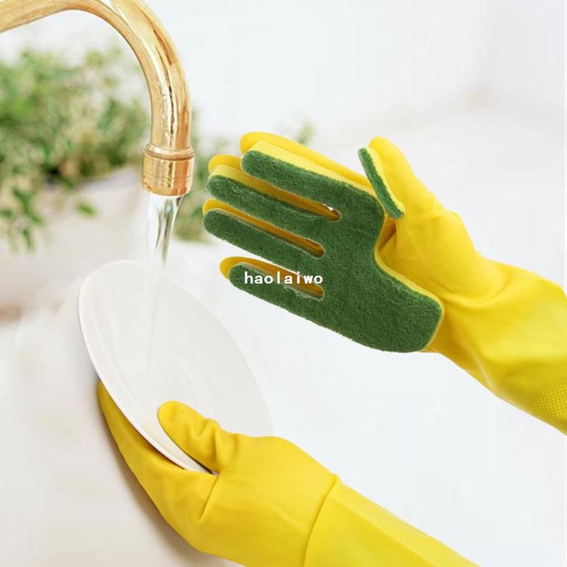 Compound Sponge Latex Clean Gloves Patent Product P2203 From Haolaiwo