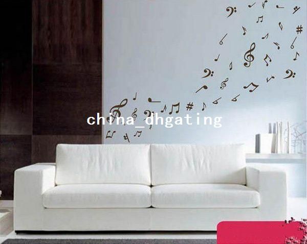 Removable Music Note Wall Decals Stickers Decoration Musical Music Room Design For Living Room Bedroom Canada 2019 From China Dhgating Cad 21 35