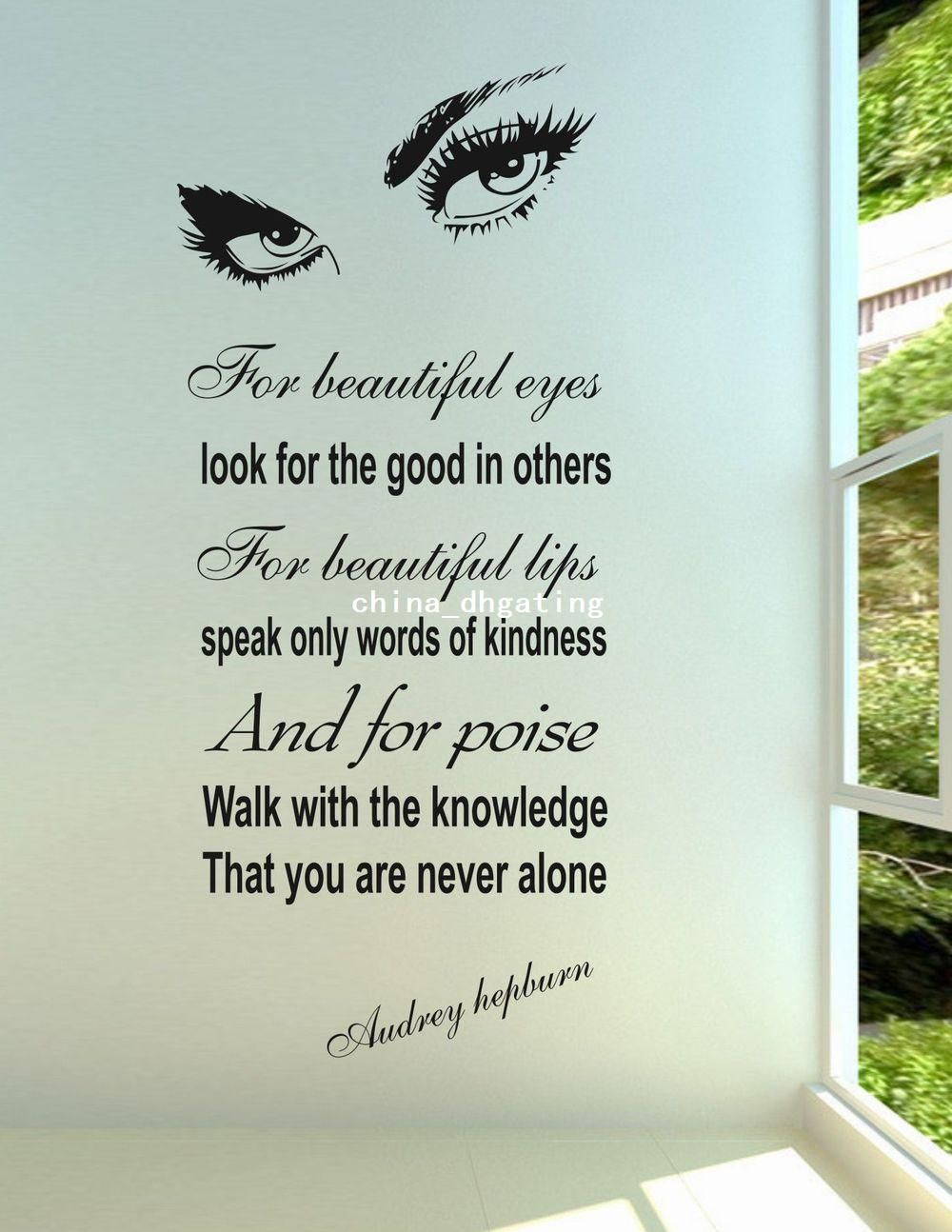 Big Wall Sticker Beauty Eyes Words And Es Unique Home Decor Big Wall Sticker Beauty Eyes Words And Es Unique Home Decor Wallpaper Murals Stickers Decoration From China Dhgating