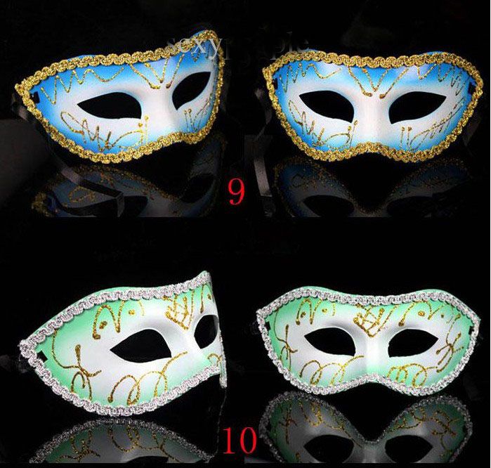 Masquerade Costume Party Nowy Rok Boże Narodzenie Halloween Dance Women Sexy Mix Mask Mask Maski2599547