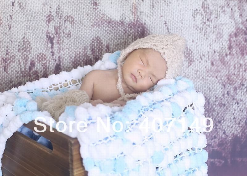 Powder Puff Newborn Baby Blanket Newborn Photography Prop