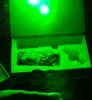 매우 강력한 군사 고전력 532nm 녹색 레이저 포인터 SOS LED 손전등 조정 가능한 키 차저그 박스 사냥 TEAC7965591