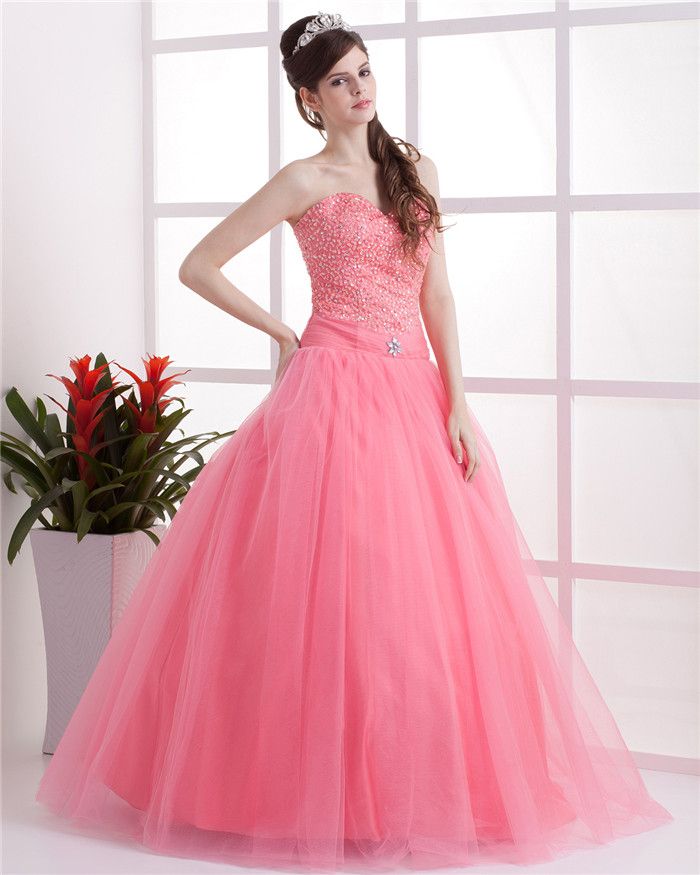 Beautiful Lady Prom Dresses A Line Sweetheart Prom Dresses Lace Up ...