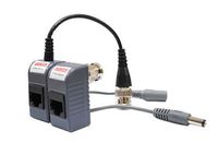Wholesale BNC CCTV RJ45 Video Power Balun by UTP CAT5 Transmit Receiver Connector packs Express