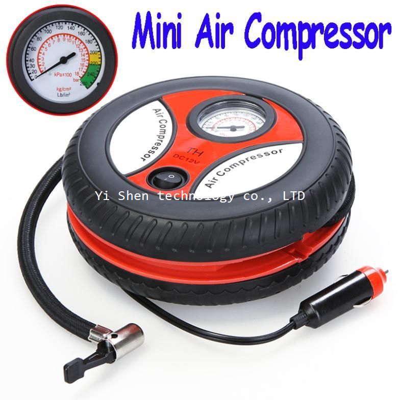 2019 Portable Mini Air Compressor Car Auto Pump Tire