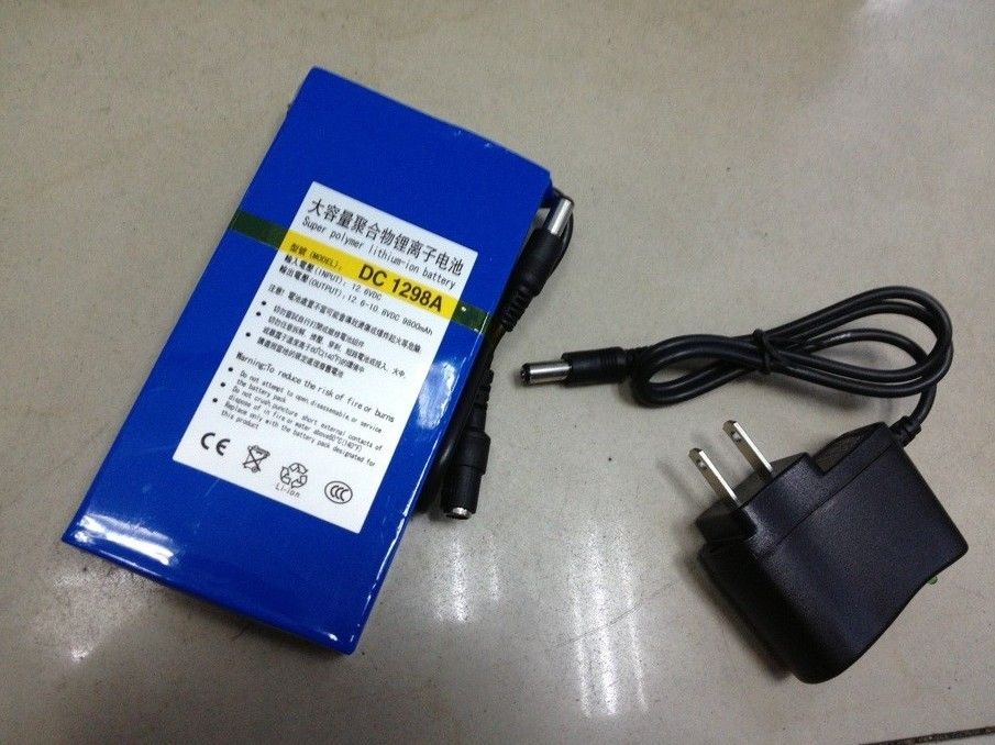 12v Rechargeable Li On Battery 9800mah Portable 4 Cctv Long Time Working H351 Lead Battery Lithium Battery Cr2032 From Egomall 26 52 Dhgate Com
