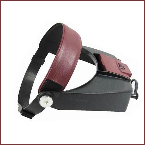 Wholesale New 10X Lighted Magnifying Glass Headset LED Head Headband