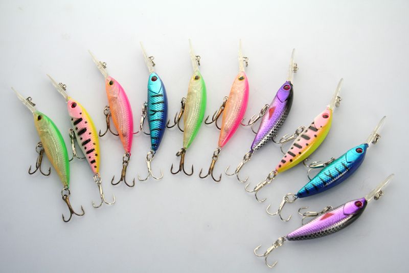 FISHING LURES CRANKBAIT HOOKS BASS 49g8cm01234567899762618