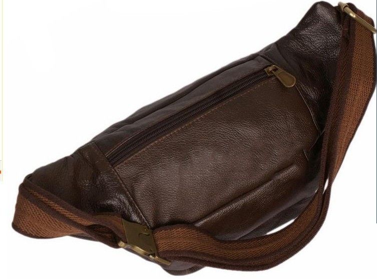 Leather Pocket Fashion Cellphone Waist Bag outdoor Casual Aslant Bag 23*14*8 cm Best cheap Bag 