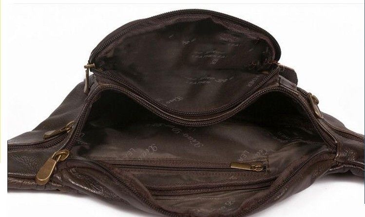 Leather Pocket Fashion Cellphone Waist Bag outdoor Casual Aslant Bag 23*14*8 cm Best cheap Bag 