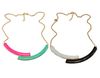New Fashion Style Gold Plated Alloy Enamel Crescent Choker Necklace