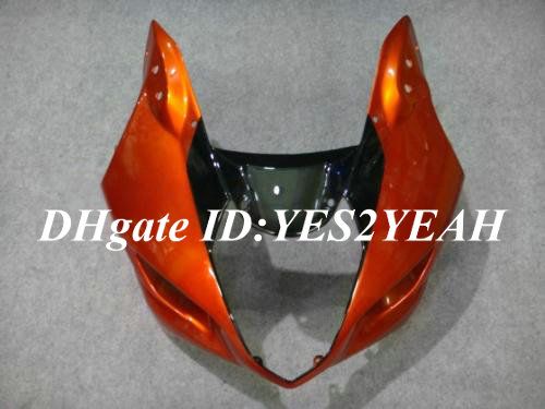 Carrocería de carenados de inyección para SUZUKI GSXR1000 GSX R1000 K3 03 04 GSXR 1000 R1000 kit de cuerpo de carenado negro naranja lk75 2003 2004