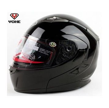 2019 NOUVEAU YOHE UNDRAPE FACE CASHET MOTORCYLE YH953 Double Lens Flip Up Motorbike Casques en ABS PC Lens Visor7376283