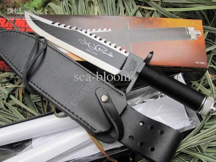 Oem Rambo Ii Survival Knife 7hrc 7j7 Camping Knife Hunting ...