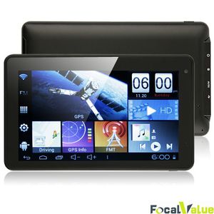 Wholesale M7023 Tablet PC 7 Inch Android 4.0 8GB GPS FM AV IN Dual Camera Black PA57 Free Shipping