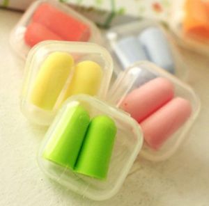 Noise reduction Ear Defenders Protectors Earplugs for Sleeping+box Classic Soft Ear Foam Ear Plugs PH1