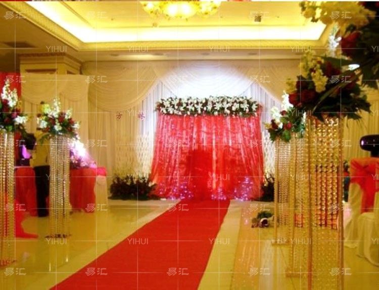Crystal Pillar for Wedding Walkway,Wedding Decoration Crystal Pillar