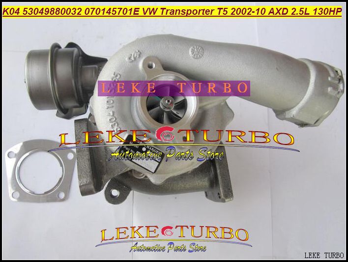 K04 VTG 53049700032 53049880032 Turbo For Volkswagen T5 Transporter AXD 2.5L TDI 130HP turbocharger