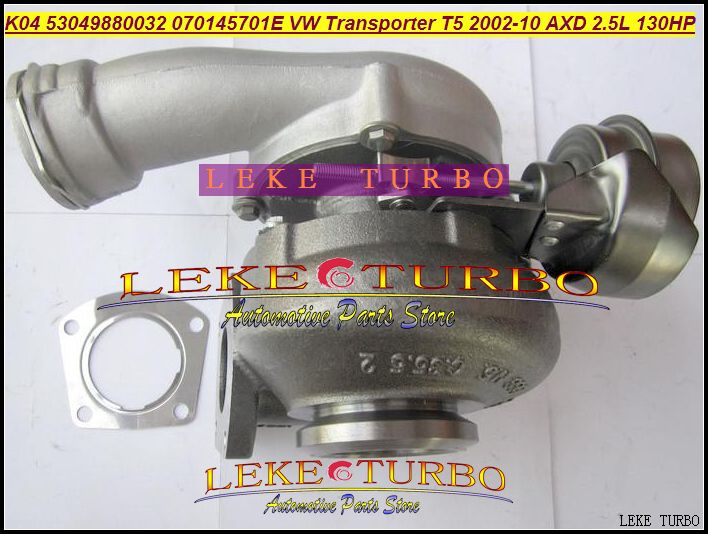 K04 VTG 53049700032 53049880032 Turbo For Volkswagen T5 Transporter AXD 2.5L TDI 130HP turbocharger