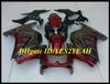 Injektionsfeoking Body Kit för Kawasaki Ninja ZX250R ZX 250R 2008 2012 EX250 08 09 10 11 12 Röda grått Fairings Set KH25