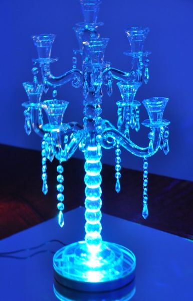 Light Up Vase Base Rgb Color Changing Remote Control Led Party
