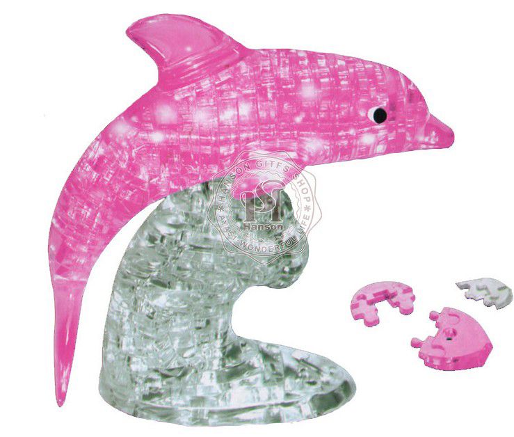 Puzzle 3D in cristallo delfino 95 pezzi