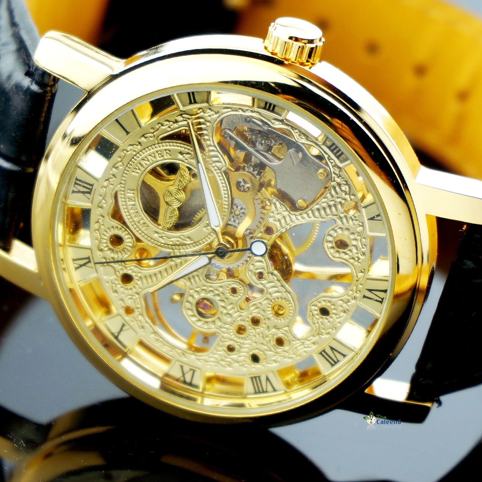 Fasion Luxury Skeleton Watch Mechanical Watches Men's Watches Gold