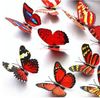 6 cm schöne Schmetterlings-Kühlschrankmagnete, niedliche Schmetterlingsstifte, Hochzeitsbevorzugungen, 100 Stück/Los FM013