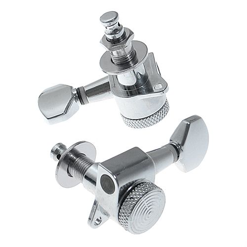 6R Chrome Guitar Tuning Pegs Tuner Machine Heads with Lock Schaller Style In Stock