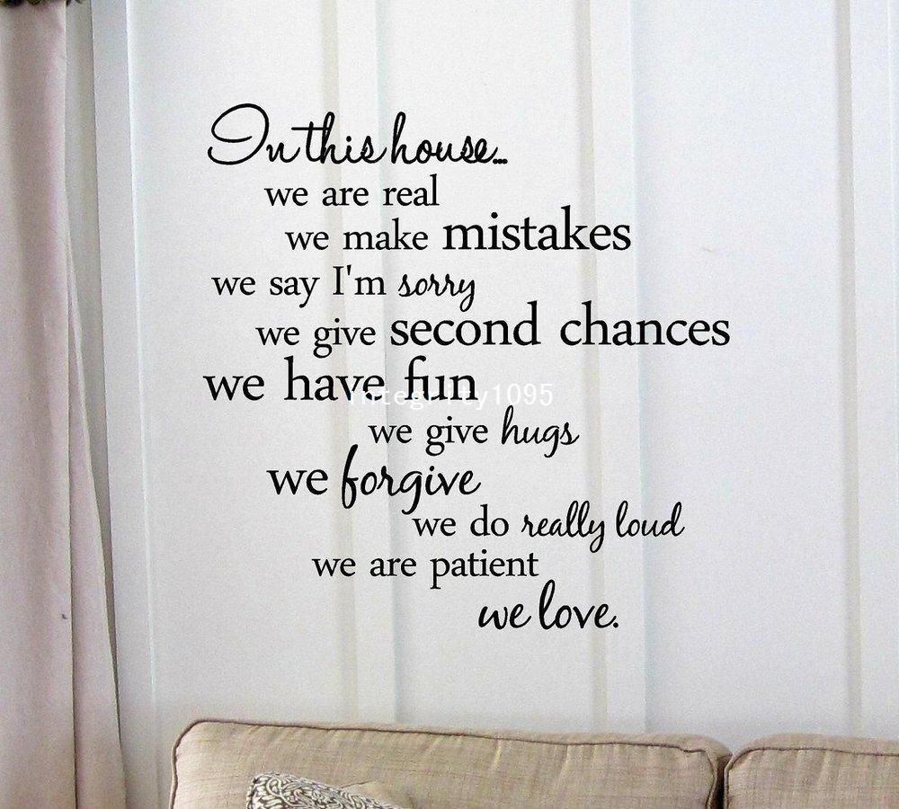 We Are Patient We Love Vinyl Wall Art Inspirational Quotes And Saying Home Decor Decal Sticker Wall To Wall Stickers Wall Transfer Quotes From