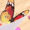 4 cm Ländliche Art Simulation Schmetterling Pins Nette Schmetterling Kühlschrank Magneten Personalisierte Geschenke 100 teile / los FM018