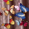 4 cm Ländliche Art Simulation Schmetterling Pins Nette Schmetterling Kühlschrank Magneten Personalisierte Geschenke 100 teile / los FM018