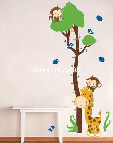 Height Chart Wall Sticker Tree