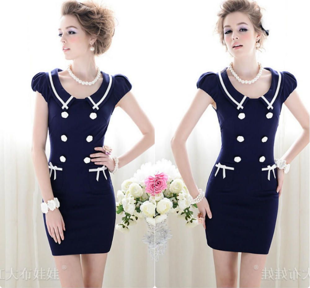 navy style dress