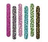 1000X Migliori Lime per Unghie Debra Lynn Glitter Animal Print Lima per Unghie Buffer 180/180 Spedizione Gratuita