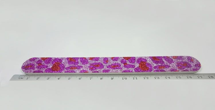 1000X Best Nail Files Debra Lynn Glitter Animal Print Nail file buffer 180/180 